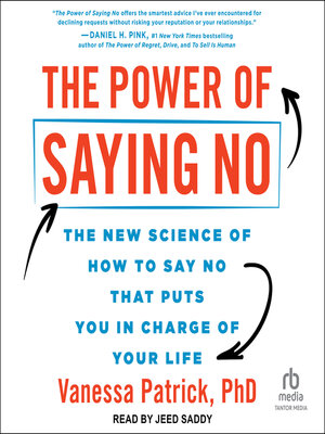 cover image of The Power of Saying No